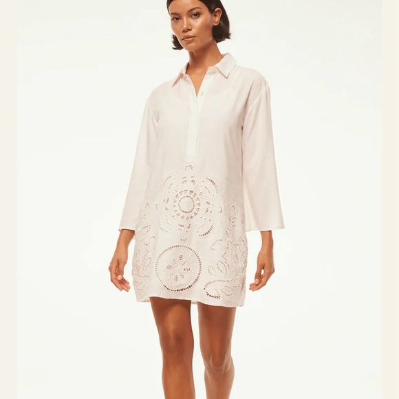 Misa Los Angeles Dresses & Skirts - Misa Los Angeles White Eyelet Dress